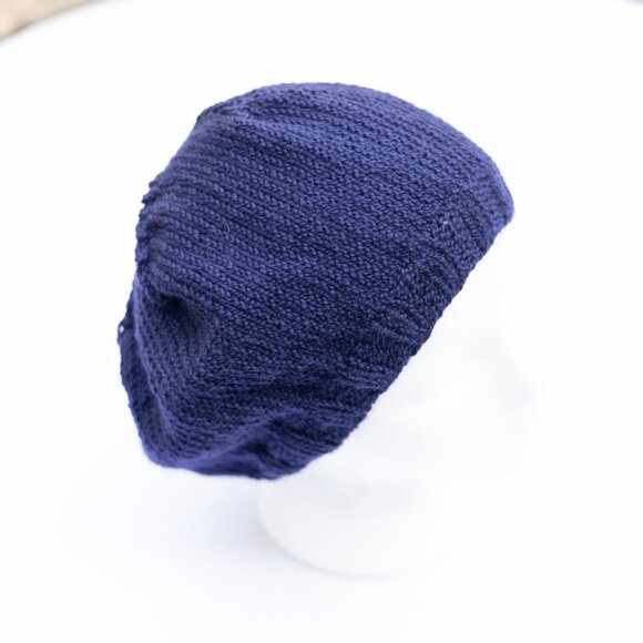 Lapis Purple Slouchy Beret Beanie Hat for Women and Teens main image 5
